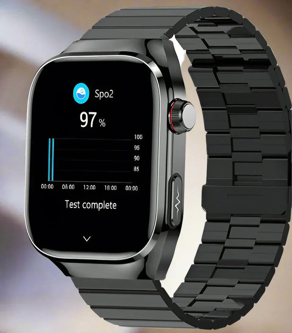 Bluetooth Smartwatch with Health Monitoring & Activity Tracking for Wellness