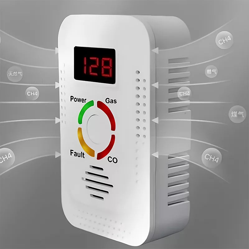 Digital Gas Sensor - Carbon Monoxide and Gas Leak Detection Device