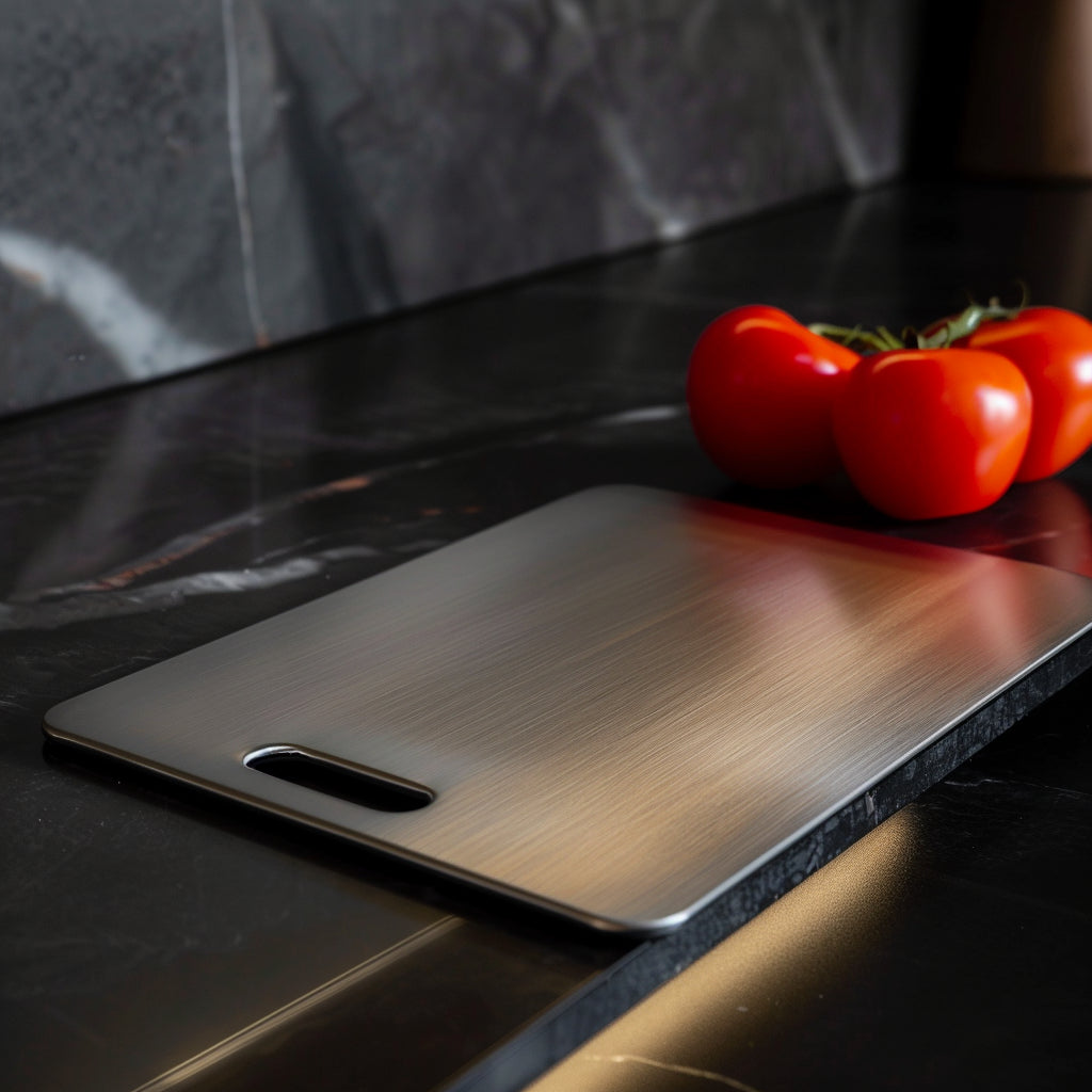 Durable Titanium Cutting Board with Antibacterial Properties