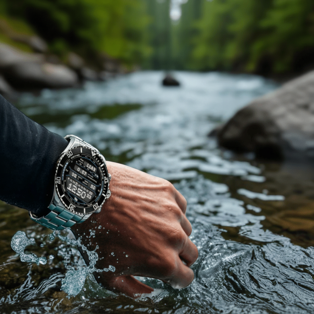 TitanShield Adventure Smartwatch with GPS & Health Insights