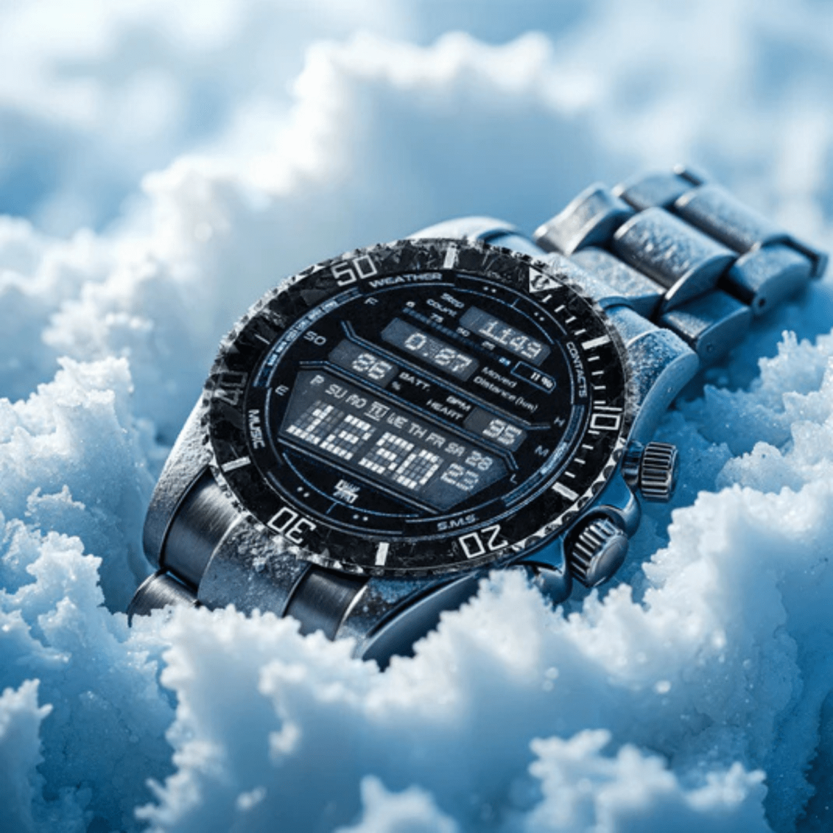 TitanShield Adventure Smartwatch with GPS & Health Insights