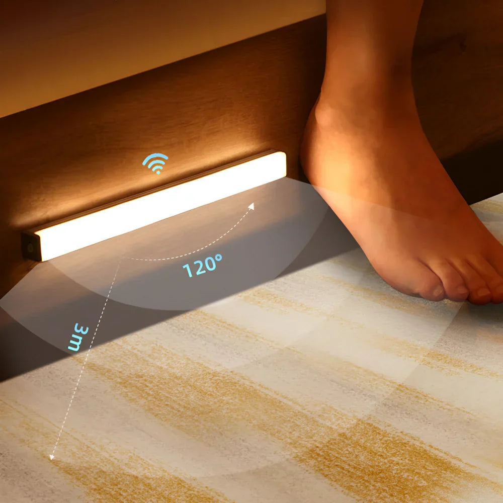 Smart Motion-Activated LED Light Strip for Safe Navigation