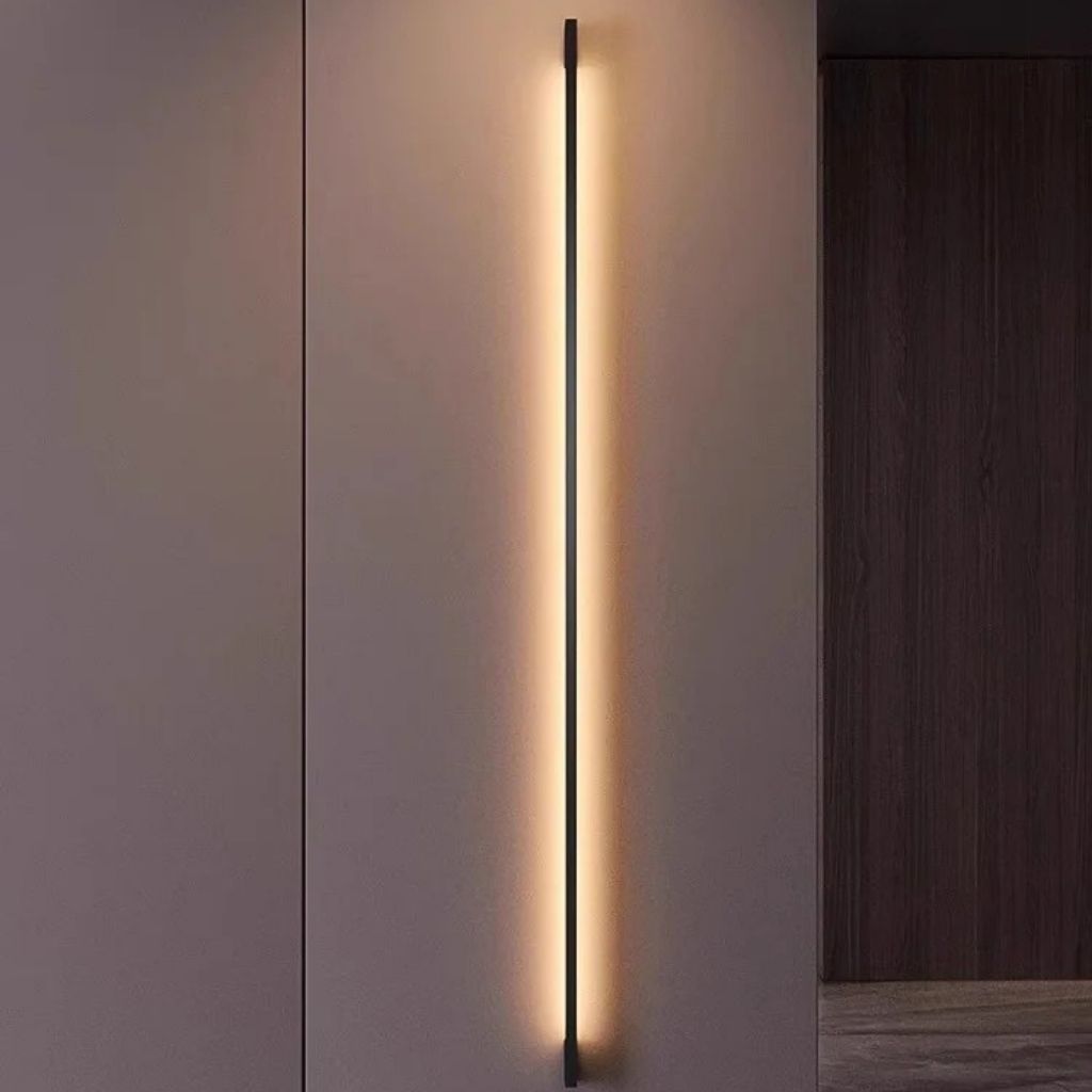 Ultra-Slim LED Wall Light | 3000K/4000K/6000K | 60–200cm | 9–28W | Metal & Acrylic