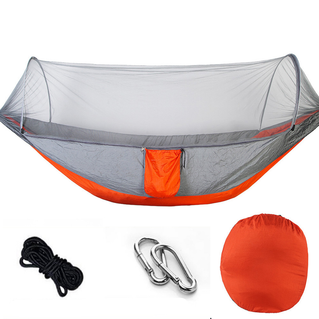 Ultralight Outdoor Hammock with Mosquito Net and Tarp for Camping