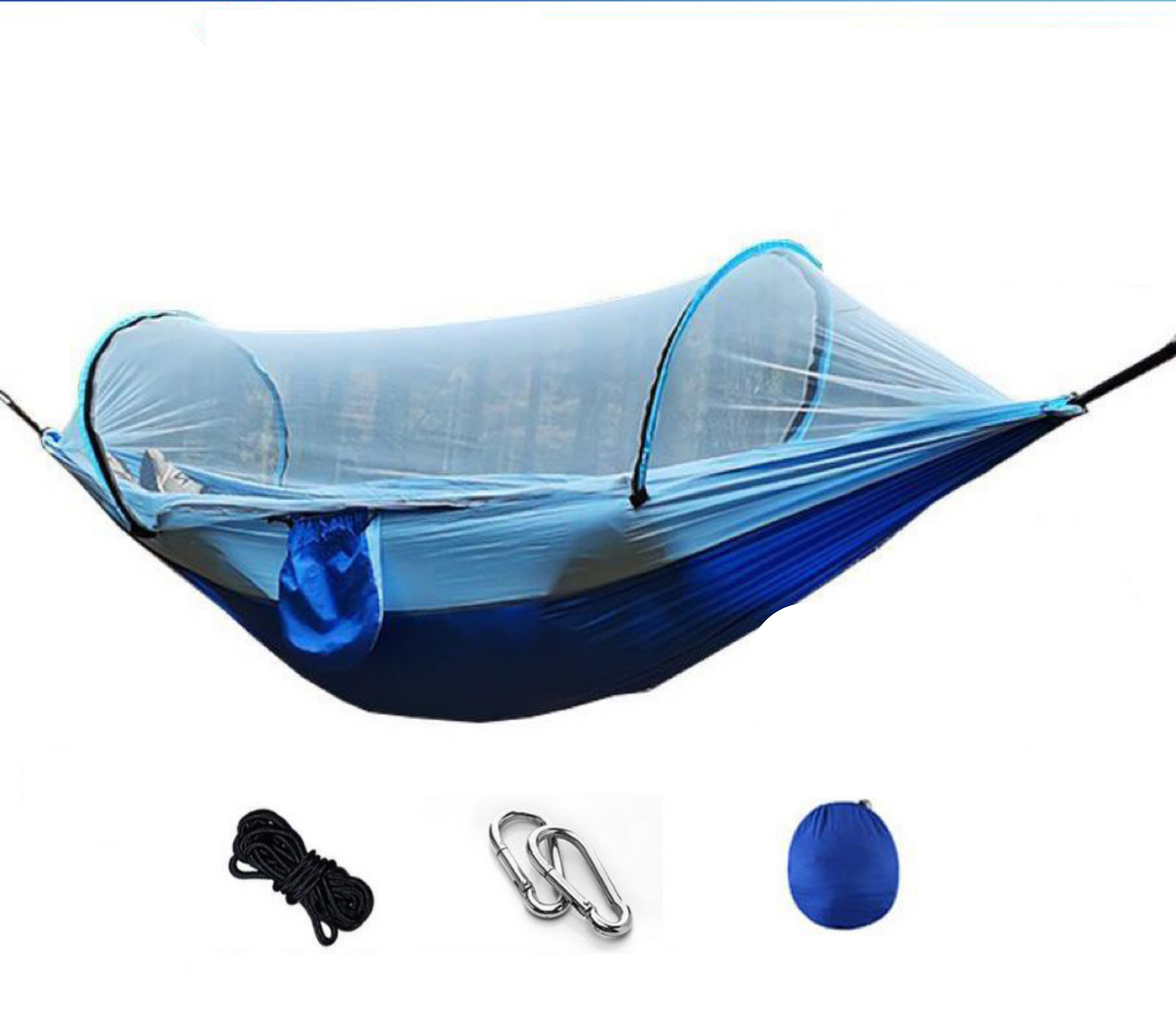 Ultralight Outdoor Hammock with Mosquito Net and Tarp for Camping