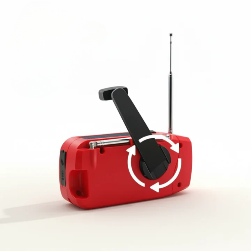 Power Bank, Flashlight, and Radio for Emergency Situations