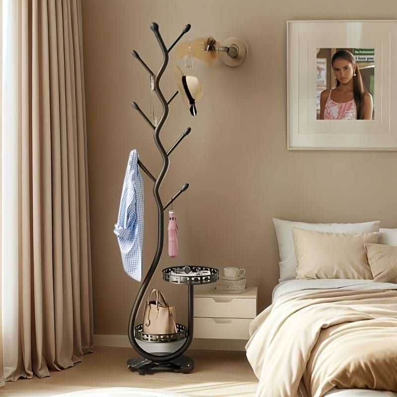 Scandinavian SteelStand Coat Rack for Chic Interiors