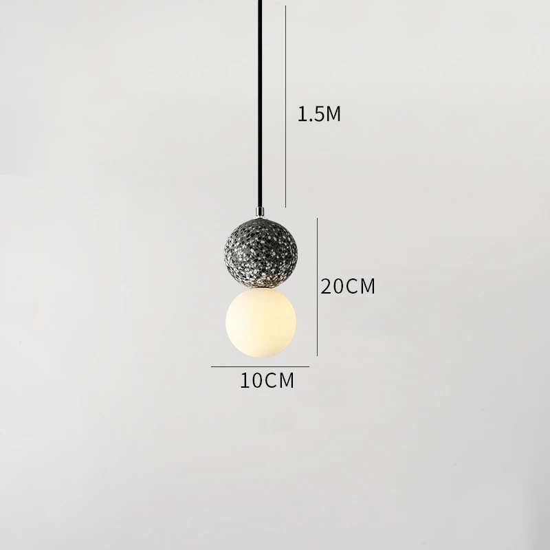 Taavita Concrete Pendant Lights - Cement Pendant Lights - LED Hanging Lamp Kitchen Lighting
