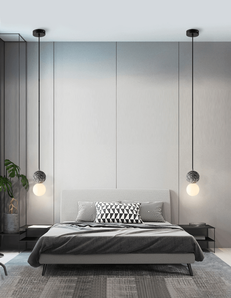 Taavita Concrete Pendant Lights - Cement Pendant Lights - LED Hanging Lamp Kitchen Lighting