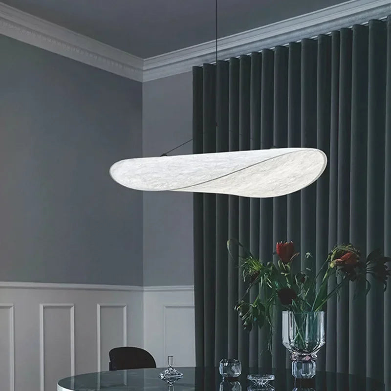 Artisan Glow: Decorative Lamp with Elegant Potato Chip Design