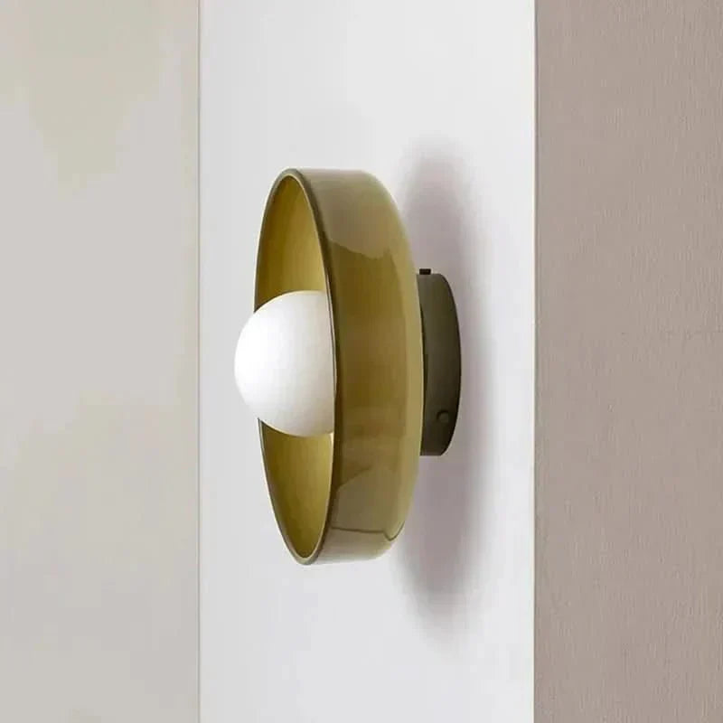 LumiAura Scandinavian Glass Ceiling Light for Elegant Spaces