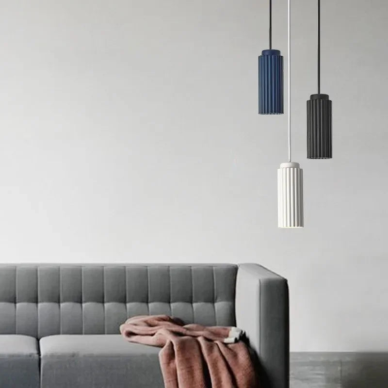 Minimalist Scandinavian LED Pendant Light, Modern Hanging Lamp for Dining Room & Kitchen, Integrated LED