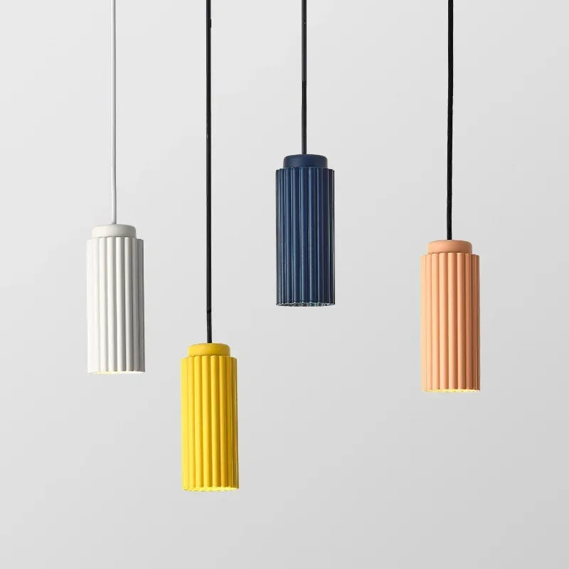 Minimalist Scandinavian LED Pendant Light, Modern Hanging Lamp for Dining Room & Kitchen, Integrated LED