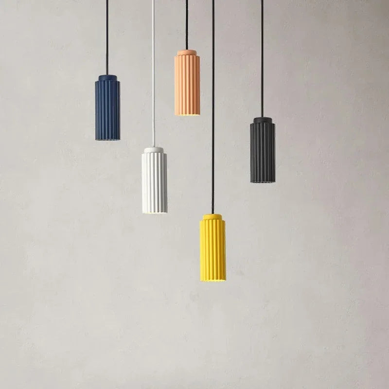 Minimalist Scandinavian LED Pendant Light, Modern Hanging Lamp for Dining Room & Kitchen, Integrated LED