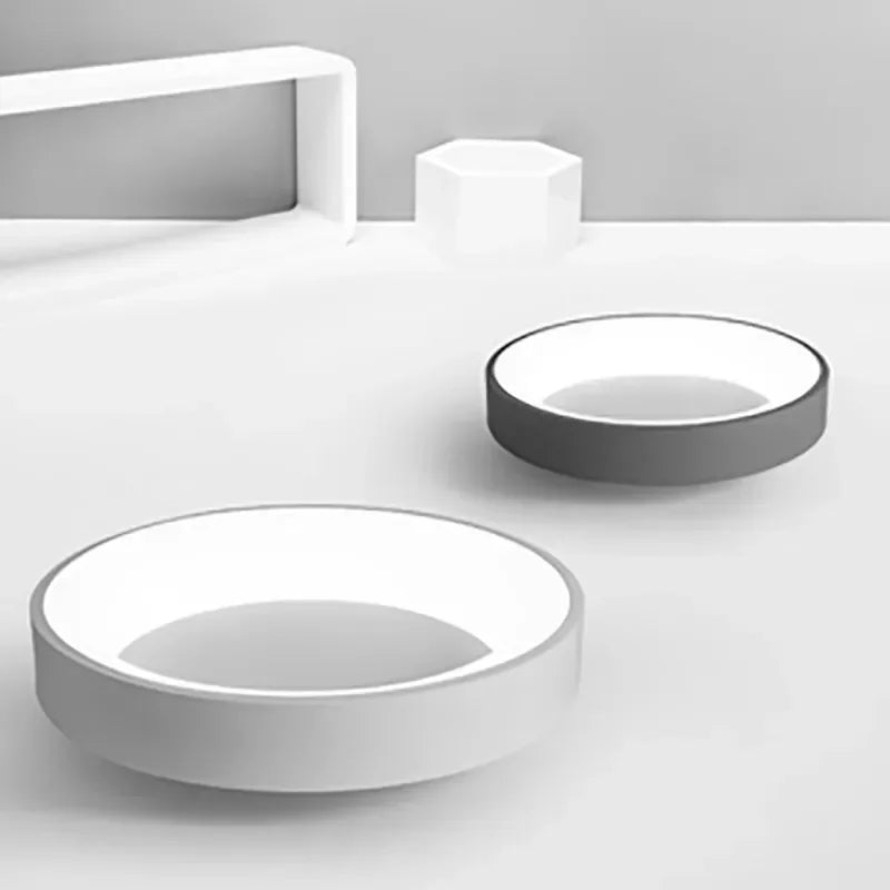 LunaGlow Round LED Ceiling Fixture for Cozy Illumination
