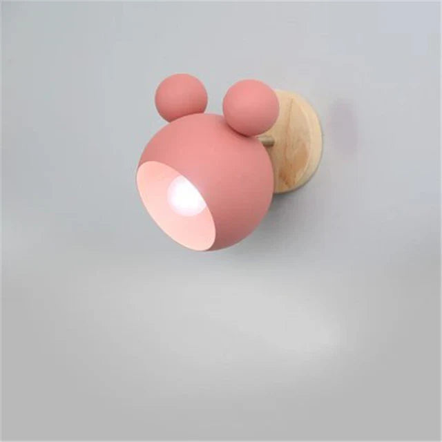 WhimsyGlow Kids Room Wall Light – Playful Character Design