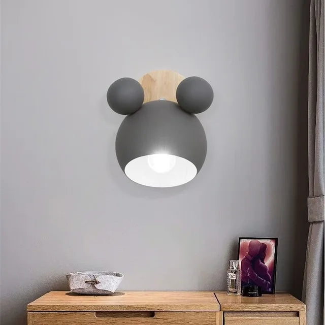 WhimsyGlow Kids Room Wall Light – Playful Character Design