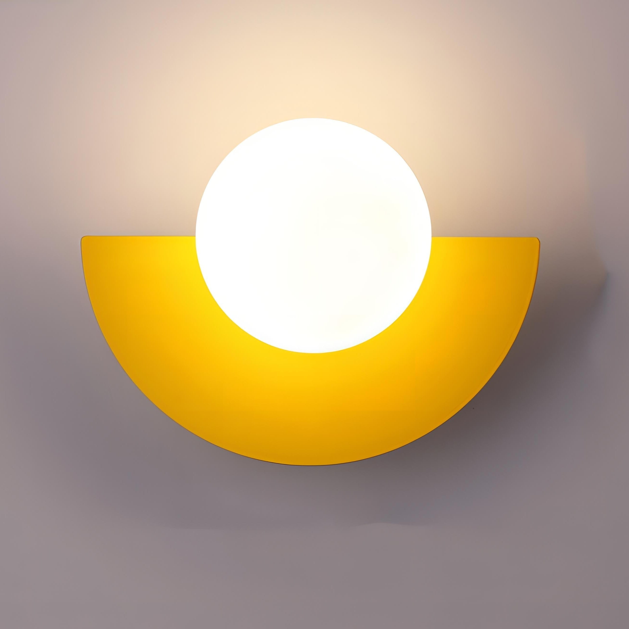 Stylish Semicircular Wall Light Fixture