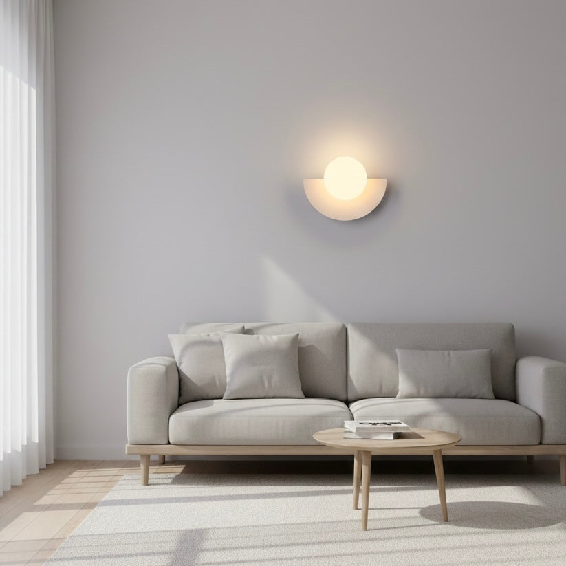 Stylish Semicircular Wall Light Fixture