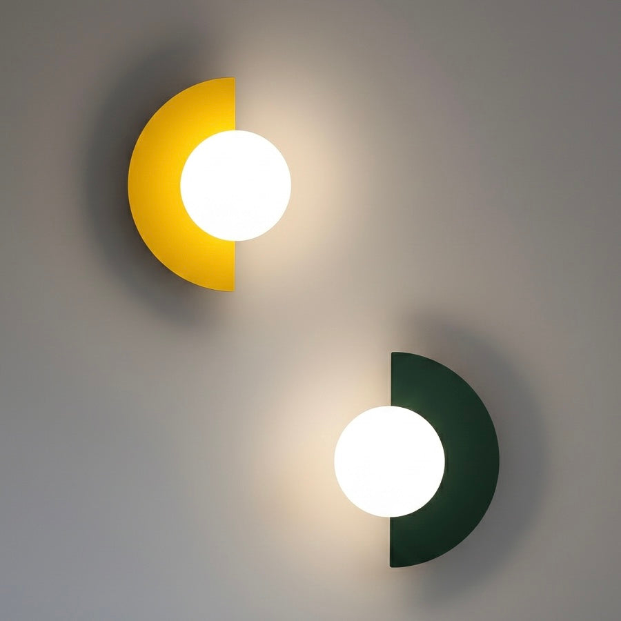 Stylish Semicircular Wall Light Fixture