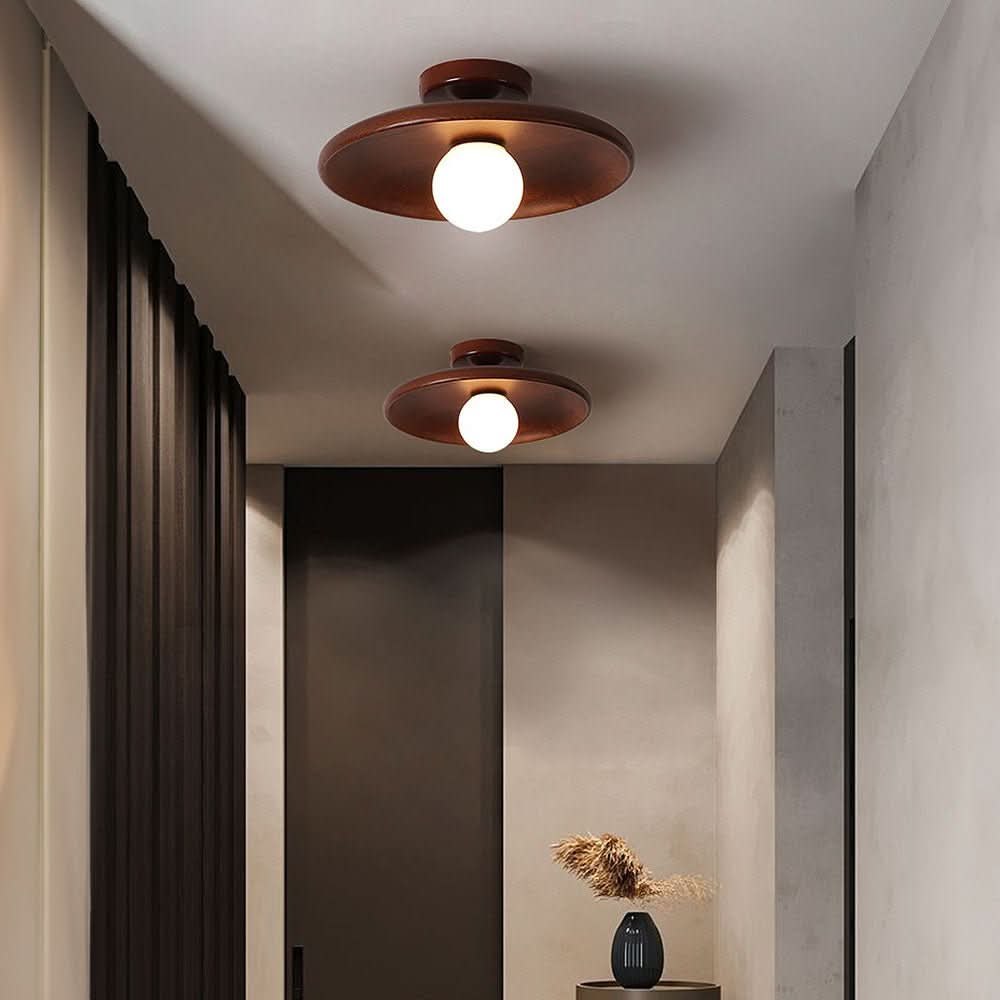 ScandiWood Pendant Light: Elegant Minimalist Ceiling Fixture