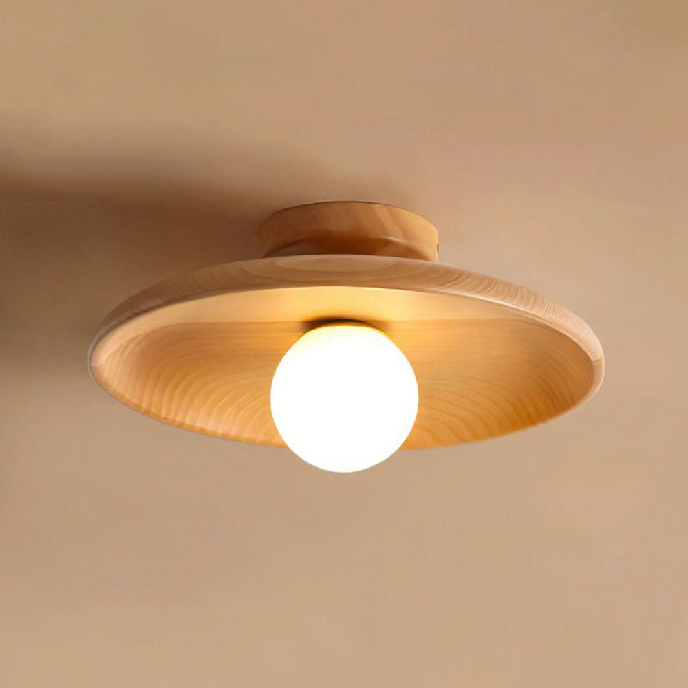 ScandiWood Pendant Light: Elegant Minimalist Ceiling Fixture