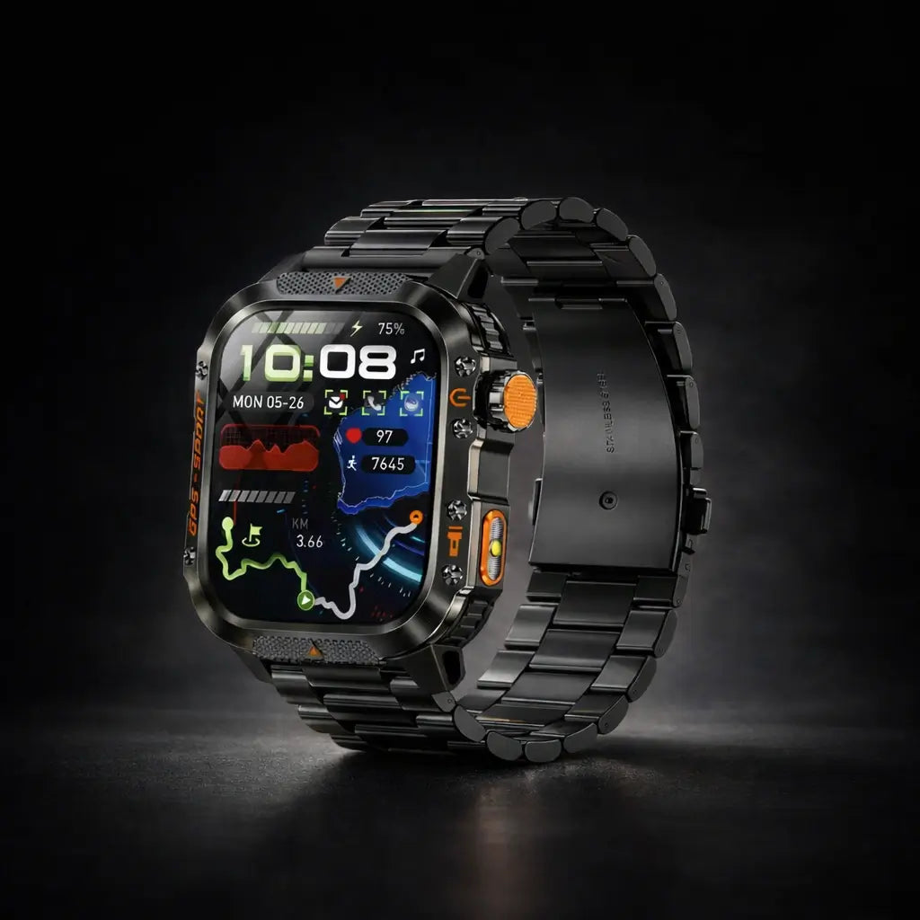 Rugged Smartwatch with GPS – Over 100 Sports Modes and Multi-Satellite Navigation