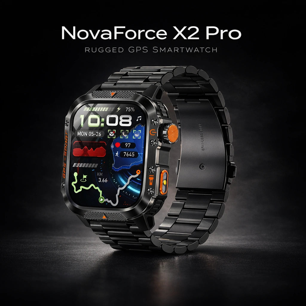 Rugged Smartwatch with GPS – Over 100 Sports Modes and Multi-Satellite Navigation