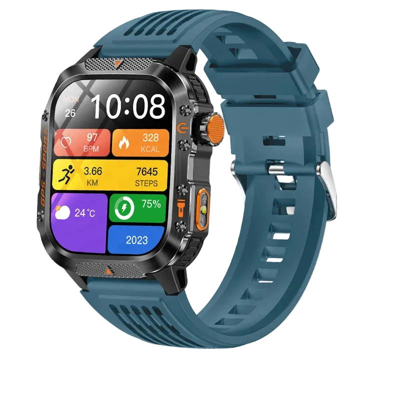 Rugged Smartwatch with GPS – Over 100 Sports Modes and Multi-Satellite Navigation
