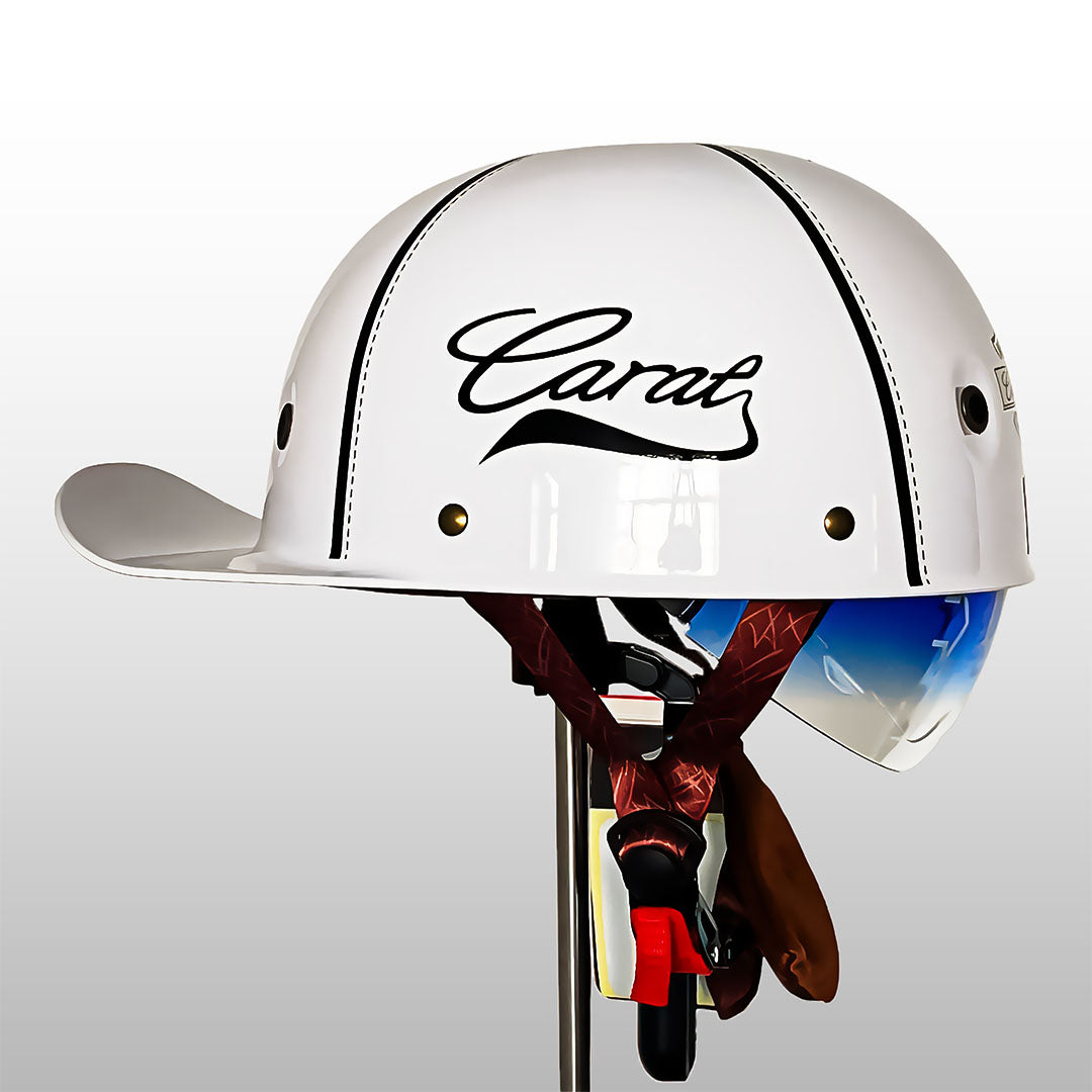 Stylish Urban Motorcycle Helmet - DOT & ECE Certified Safety Gear