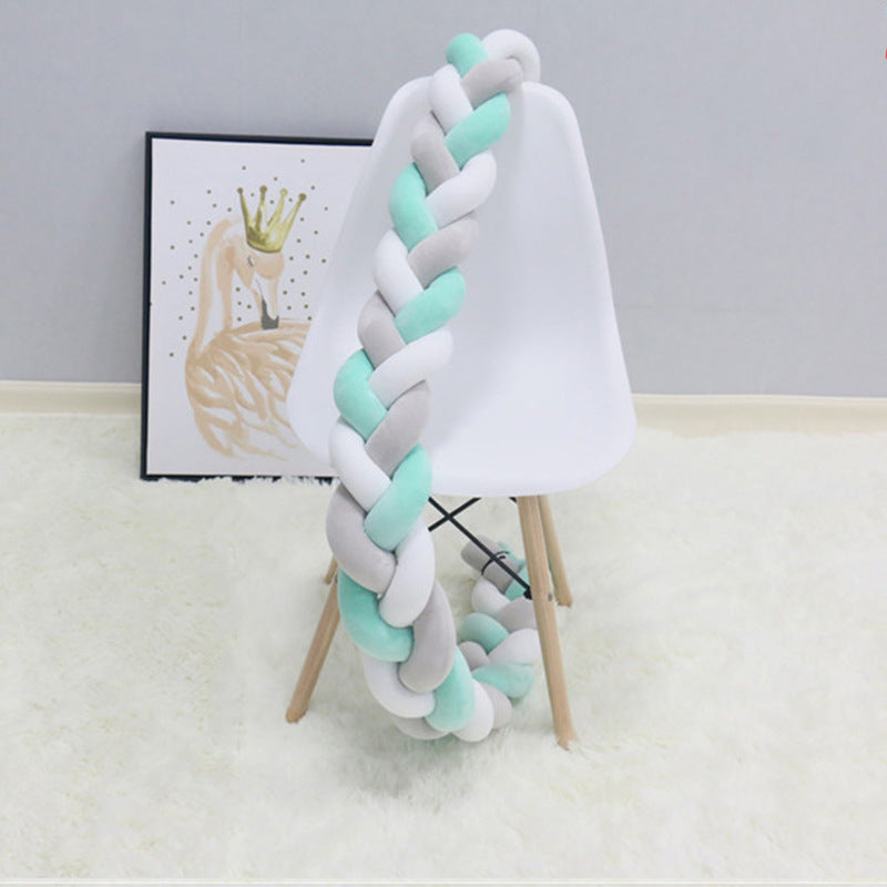 Handcrafted Nursery Rail Protector | Soft Airy Pillow Guard