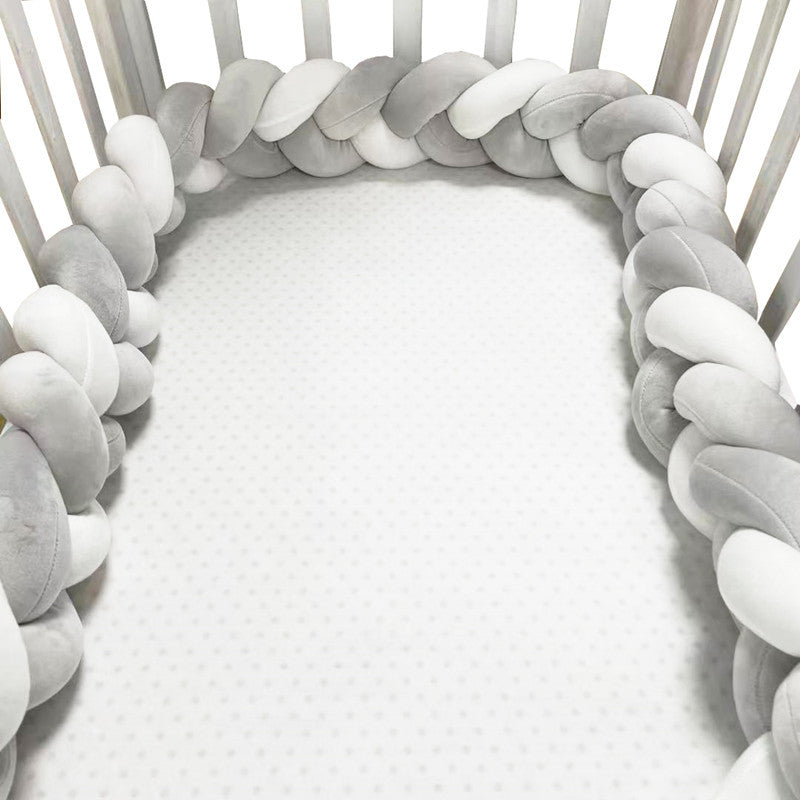 Handcrafted Nursery Rail Protector | Soft Airy Pillow Guard