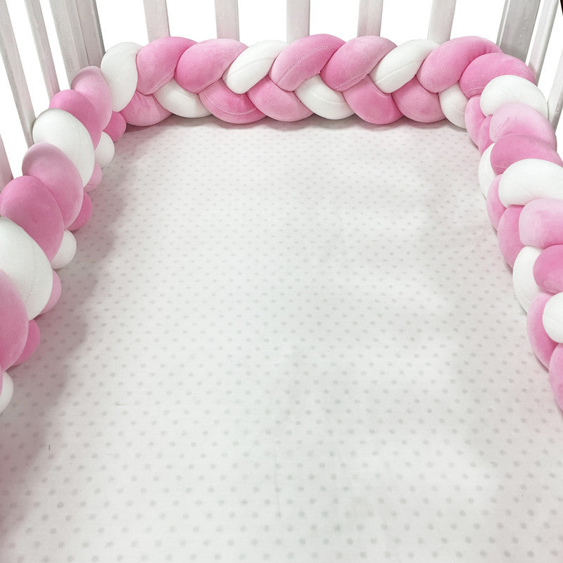 Handcrafted Nursery Rail Protector | Soft Airy Pillow Guard