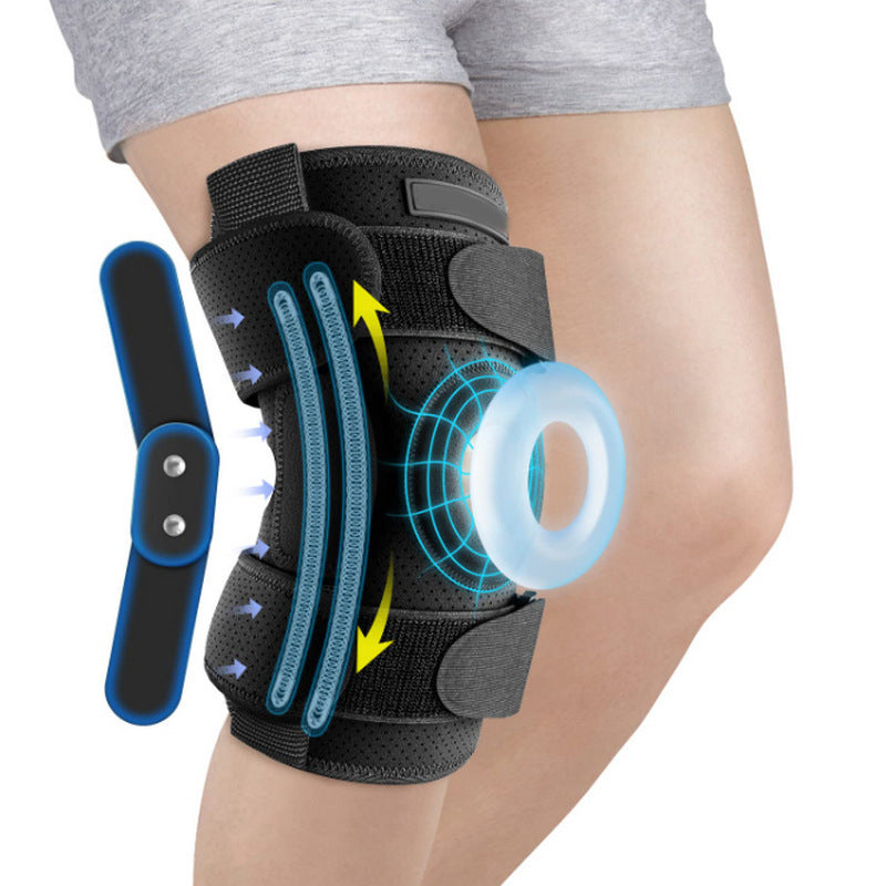 Knee Brace with Adjustable Hinges for Meniscus Injury Support