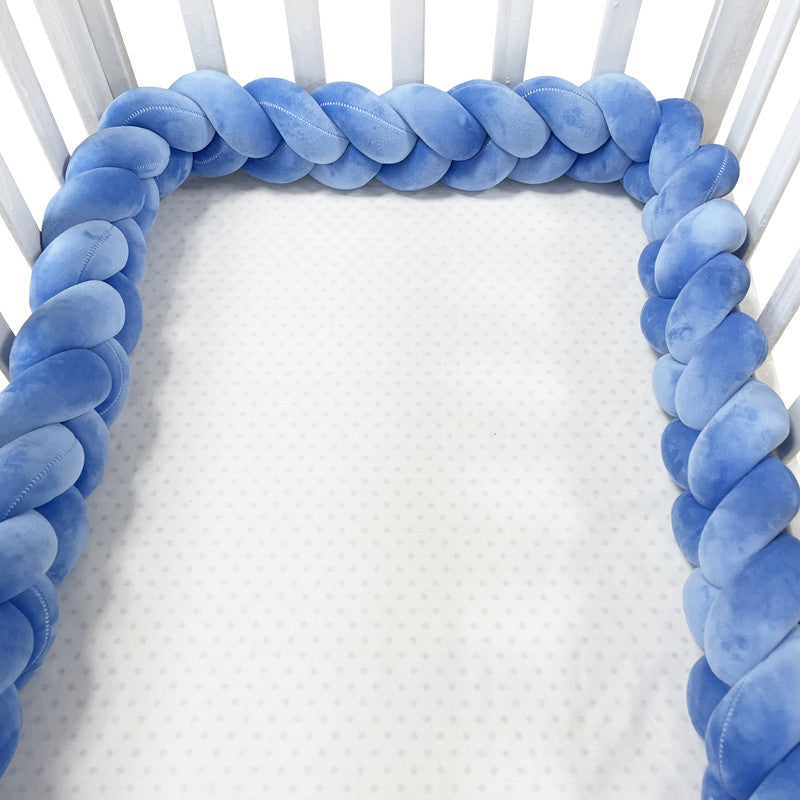 Handcrafted Nursery Rail Protector | Soft Airy Pillow Guard