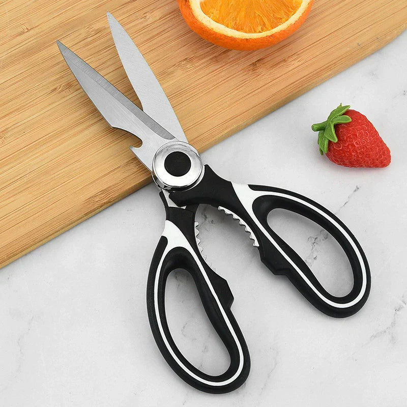 Versatile Kitchen Shears with Premium Stainless Steel Blades