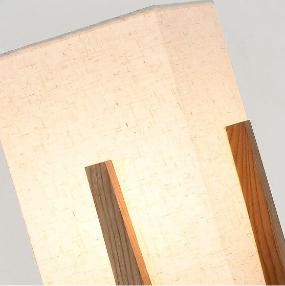 Taavita Modern 1-Light Floor Lamps Made of Solid Wood
