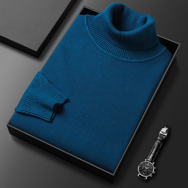Men's Premium Cashmere Blend Turtleneck Sweater