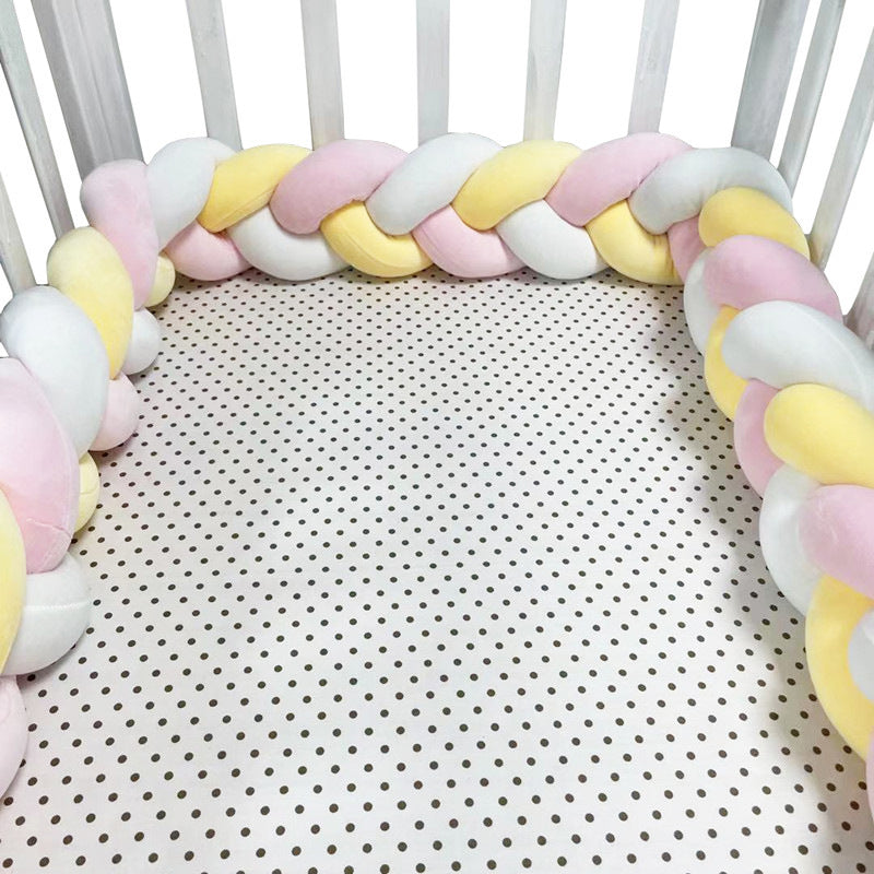 Handcrafted Nursery Rail Protector | Soft Airy Pillow Guard