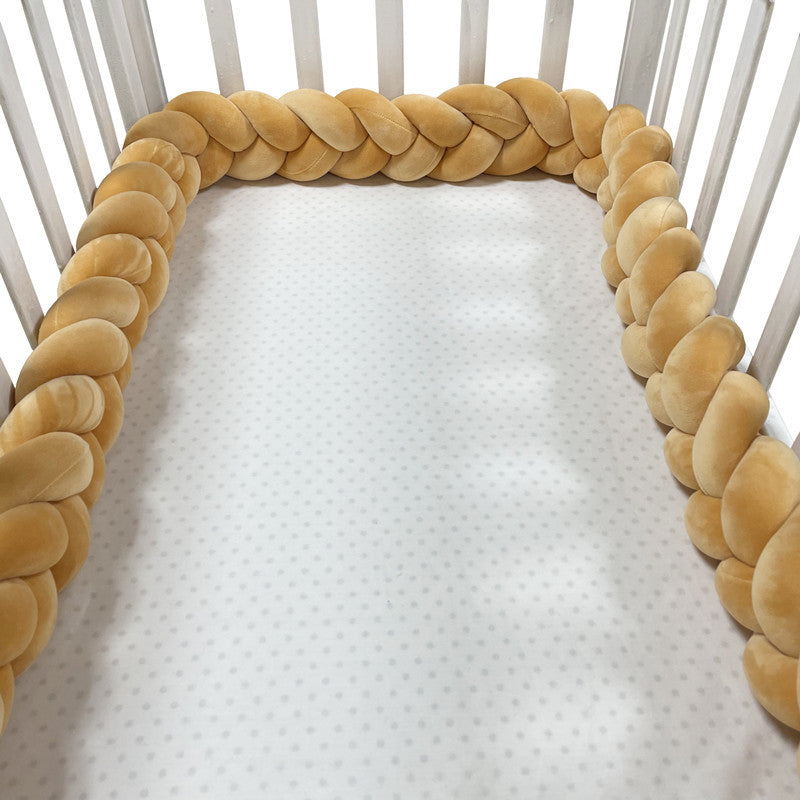 Handcrafted Nursery Rail Protector | Soft Airy Pillow Guard