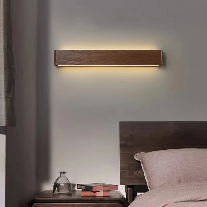 LumiCraft Adjustable Wooden Wall Light with Three Settings