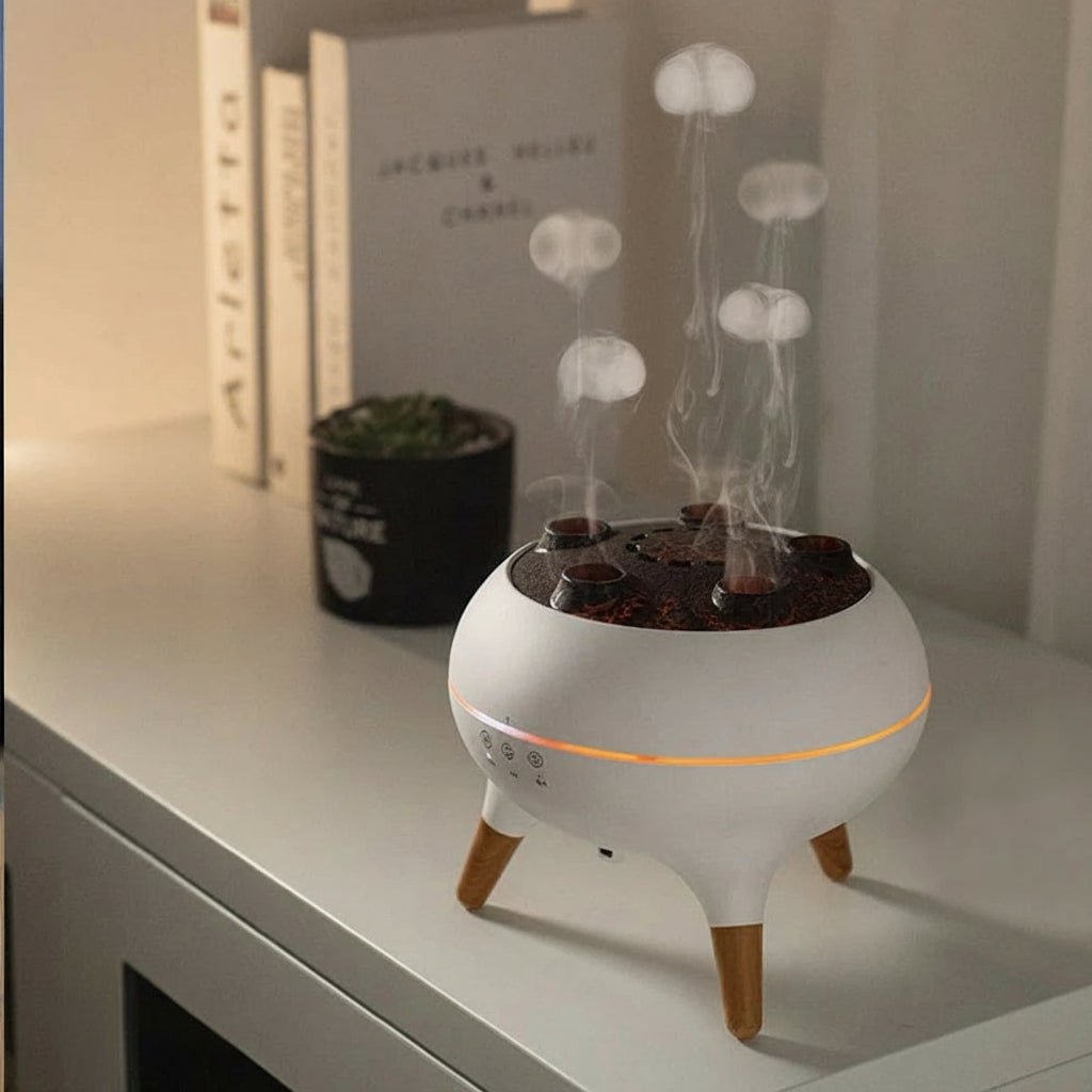 OceanMist Jellyfish Humidifier & Aroma Diffuser with Remote