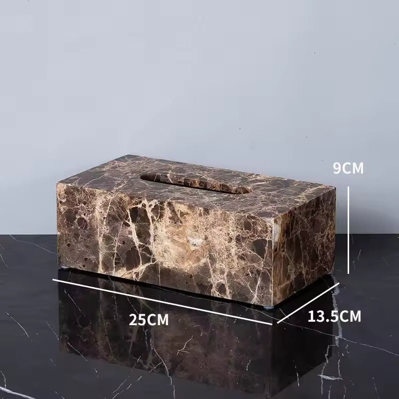 Luxurious Marble-Effect Bath Essentials for Stylish Bathrooms