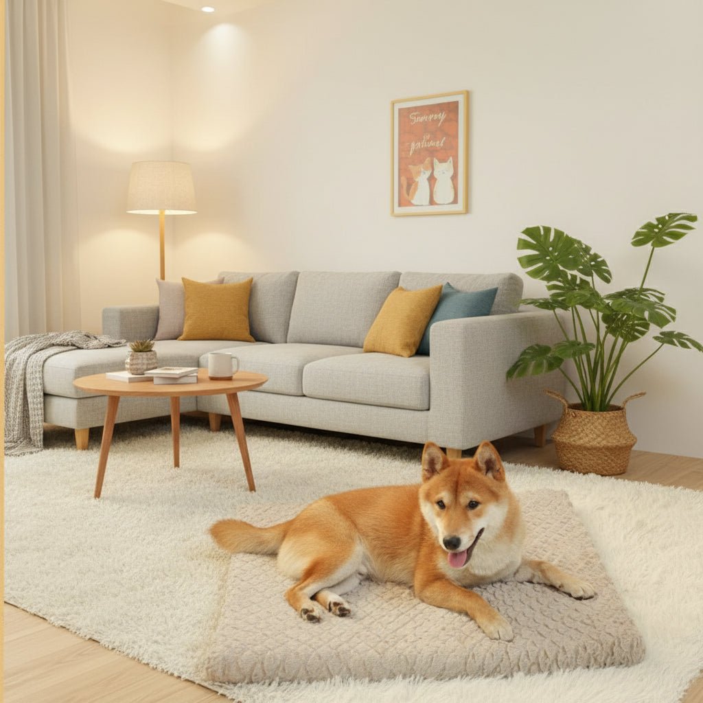 CozyGuard Waterproof Orthopedic Dog Bed with Plush Cover
