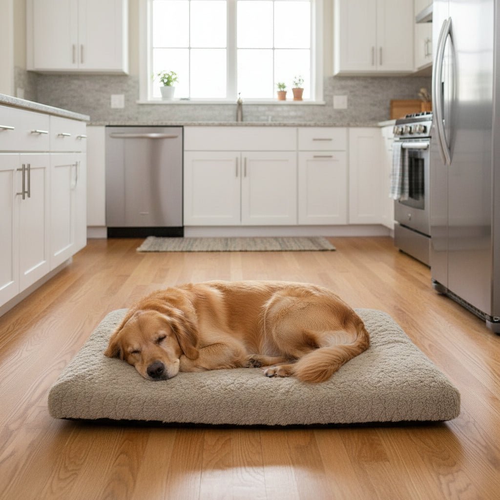CozyGuard Waterproof Orthopedic Dog Bed with Plush Cover