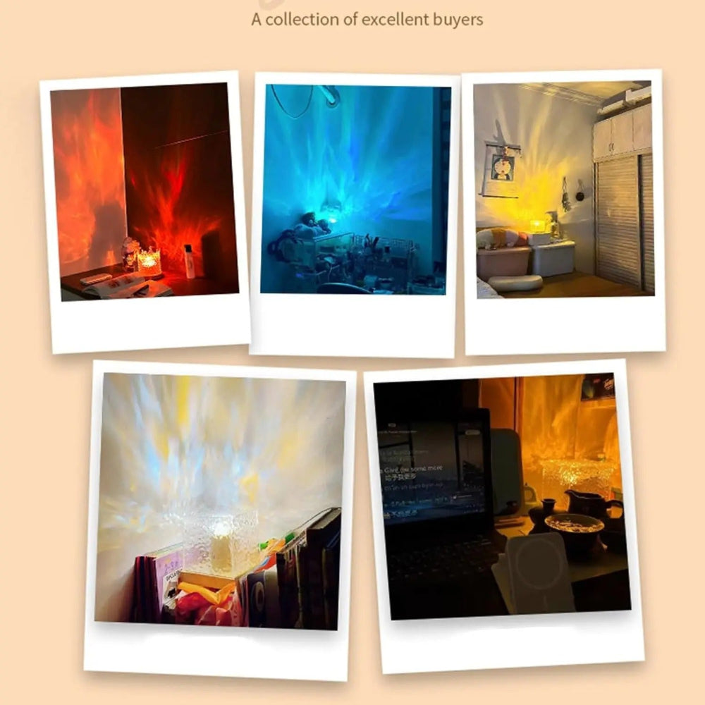 Multicolor Ambient Cube Projector for Serene Spaces