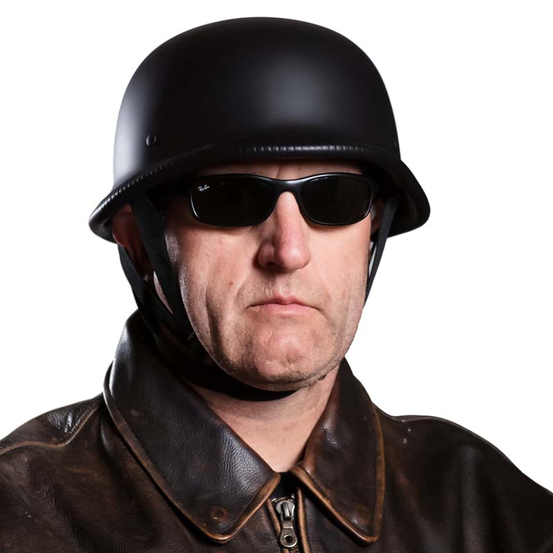 Vintage Style Motorcycle Helmet - ECE and DOT Certified Safety