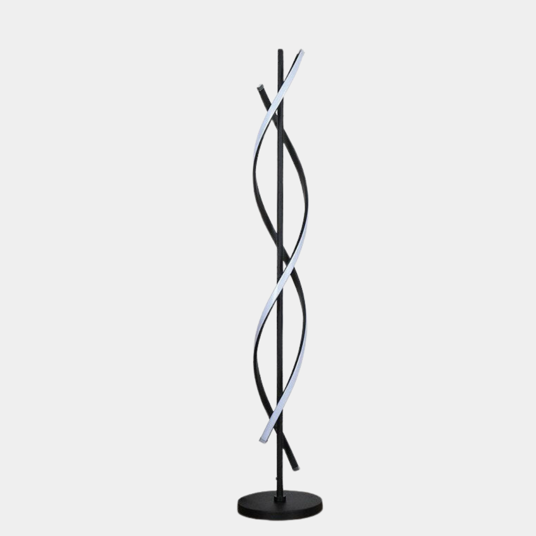 Taavita Spiral Lamps | Modern Elegant Aluminum Floor Lamp in Minimalist Design with 360° Lighting