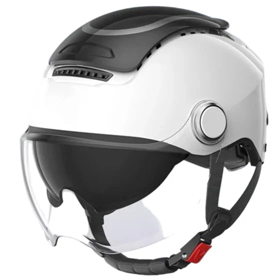 Lightweight Open Face Motorcycle Helmet – Dual Lenses & Breathable Design for Summer