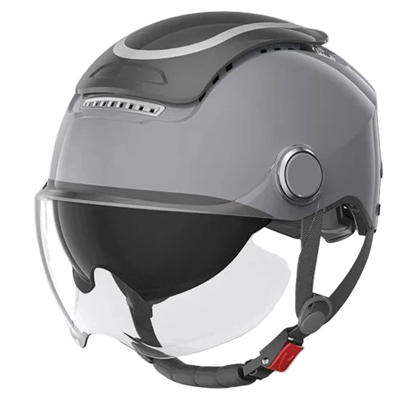 Lightweight Open Face Motorcycle Helmet – Dual Lenses & Breathable Design for Summer